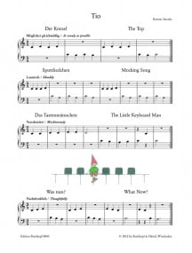Strecke: Tio the little Keyboard Man for Piano published by Breitkopf