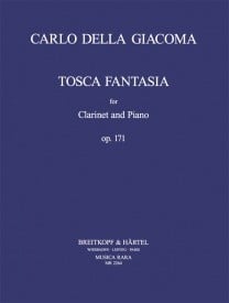 Giacoma: Tosca Fantasia Opus 171 for Clarinet published by Musica Rara