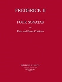 Friedrich the Great: Four Sonatas for Flute published by Musica Rara