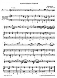 Boni: 3 Sonatas for Flute, Oboe or Violin published by Barenreiter