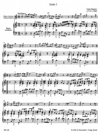 Stanley: Six Suites Opus 4 Vol. 1: Nos. 1 - 3 for Flute published by Barenreiter