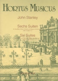 Stanley: Six Suites Opus 4 Vol. 1: Nos. 1 - 3 for Flute published by Barenreiter
