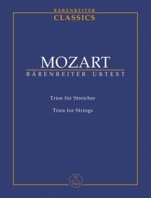 Mozart: Trios for Strings (K.563,562e,266/271f) (Study Score) published by Barenreiter