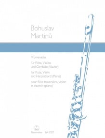 Martinu: Promenades (1940) published by Barenreiter