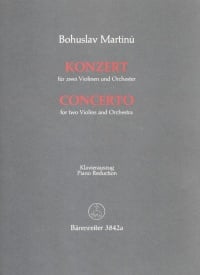 Martinu: Concerto for Two Violins (1950) published by Barenreiter