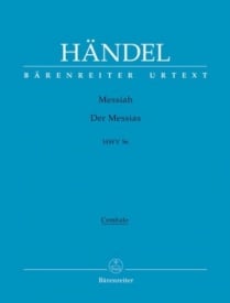 Handel: Messiah (Cembalo Part) published by Barenreiter