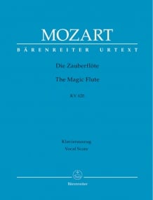 Mozart: Magic Flute (complete opera) (K620) published by Barenreiter Urtext - Vocal Score