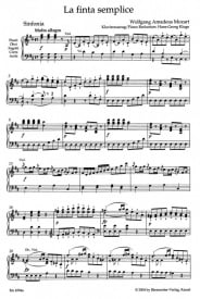 Mozart: La Finta semplice (complete opera) (K51) (K46a) published by Barenreiter Urtext - Vocal Score