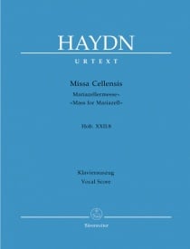 Haydn: Missa Cellensis (Mariazeller-Messe) (HobXXII:8) published by Barenreiter Urtext - Vocal Score