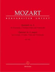 Mozart: Clarinet Quintet KV 581 published by Barenreiter