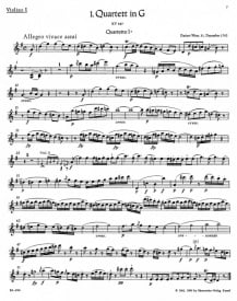 Mozart: 10 Celebrated String Quartets published by Barenreiter