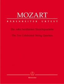 Mozart: 10 Celebrated String Quartets published by Barenreiter