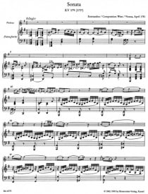 Mozart: Early Viennese Sonatas for Violin published by Barenreter