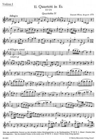 Mozart: 13 Early String Quartets Vol 4 (11-13) published by Barenreiter