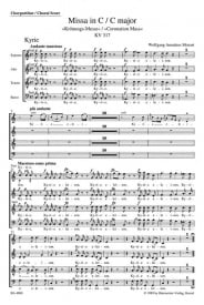 Mozart: Mass in C (K317) (Coronation Mass) published by Barenreiter Urtext - Choral Score