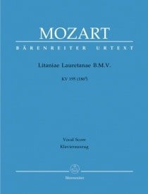 Mozart: Litaniae Lauretanae BMV in D (K195) published by Barenreiter Urtext - Vocal Score