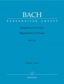 Bach: Magnificat D major published by Barenreiter - Full Score