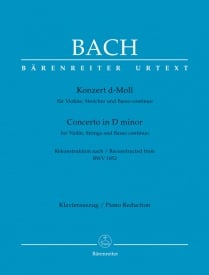 Bach: Concerto in D Minor BWV1052 for Violin published by Barenreiter