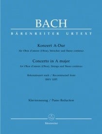 Bach: Concerto for Oboe d'amore in A (after BWV 1055) published by Barenreiter