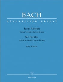 Bach: Partitas (BWV 825-830)  for Piano published by Barenreiter