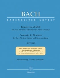 Bach: Double Violin Concerto in D minor BWV1043 published by Barenreiter