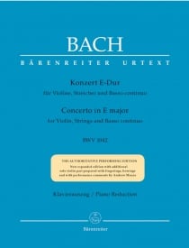 Bach: Concerto in E Major BWV 1042 for Violin published by Barenreiter