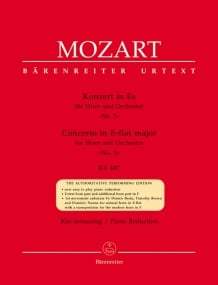 Mozart: Concerto No 3 in Eb KV447 for Horn published by Barenreiter