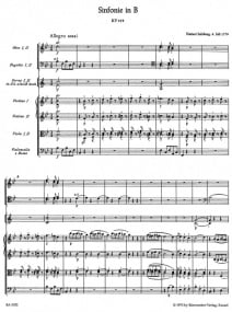 Mozart: Symphony No.33 in Bb K319 published by Barenreiter - Full Score