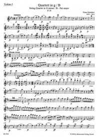 Schubert: String Quartets Volume 2 published by Barenreiter