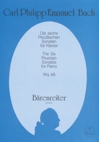 C P E Bach: Prussian Sonatas for Piano published by Barenreiter