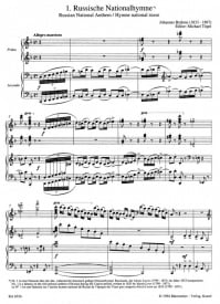 Brahms: Souvenir de la Russie for Piano Duet published by Barenreiter