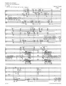 Trojahn: Fragmente fuer Antigone. 6 Pieces (1988) for String Quartet published by Barenreiter