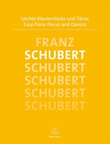 Schubert: Easy Piano Pieces And Dances published by Barenreiter