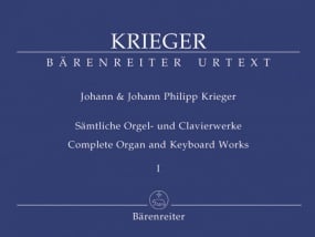 Krieger: Complete Organ & Keyboard Works I published by Barenreiter