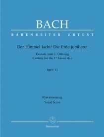 Bach: Cantata No 31: Der Himmel lacht (BWV 31) published by Barenreiter Urtext - Vocal Score
