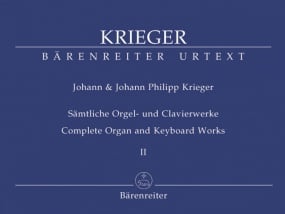 Krieger: Complete Organ & Keyboard Works II published by Barenreiter
