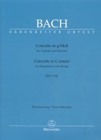 Bach: Concerto for Keyboard No.7 in G minor (BWV 1058) published by Barenreiter