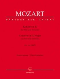 Mozart: Concerto No 2 in D K314 for Flute published by Barenreiter