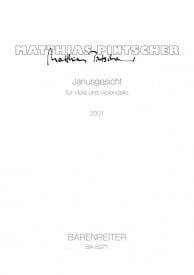 Pintscher: Janusgesicht for Viola and Cello published by Barenreiter
