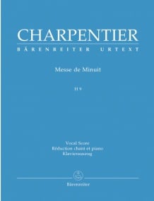 Charpentier: Messe de Minuit H 9 published by Barenreiter Urtext - Vocal Score