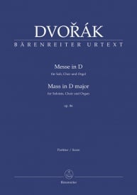 Dvorak: Mass in D major Op86 (Series: Choir & Organ) published by Barenreiter Urtext - Vocal Score