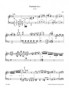 Schubert: Fantasies for Piano published by Barenreiter