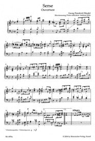 Handel: Serse (Xerxes) (HWV 40) published by Barenreiter Urtext - Vocal Score