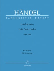 Handel: Let God arise (HWV 256b) published by Barenreiter Urtext - Vocal Score
