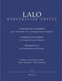Lalo: Concerto in D Minor for Cello published by Barenreiter