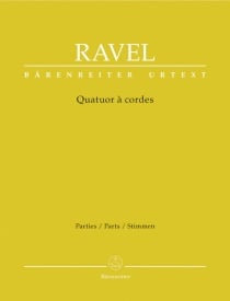 Ravel: String Quartet published by Barenreiter