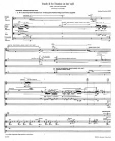 Pintscher: Study II for treatise on the veil (2005) for String Trio published by Barenreiter