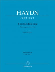 Haydn: Il mondo della luna (HobXXVIII:7) published by Barenreiter Urtext - Vocal Score