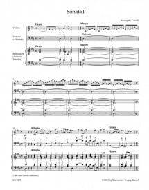 Corelli: Sonatas Opus 5 Volume 1 for Violin published by Barenreiter