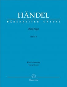 Handel: Rodrigo (Vincer se stesso e la maggior vittoria) (HWV 5) published by Barenreiter Urtext - Vocal Score